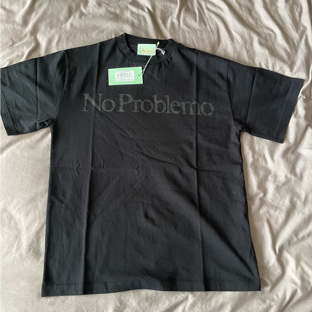 Aries No Problemo Printed Crewneck T-Shirt XS